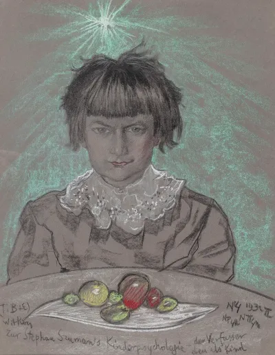 Portrait Of Stefan Szuman As A Child 2