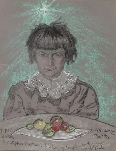 Portrait Of Stefan Szuman As A Child