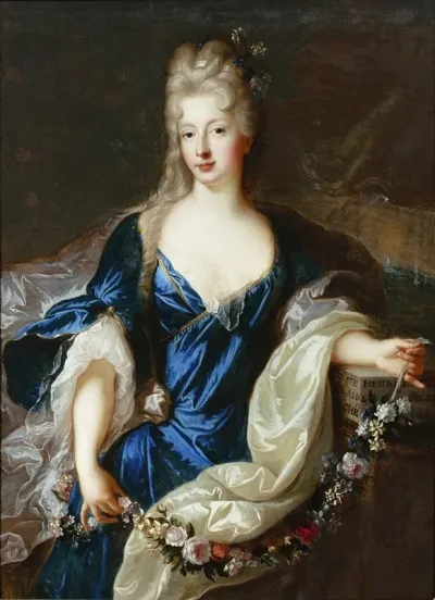 Portrait Of Suzanne Henriette De Lorraine Elbeuf Duchesse De Mantoue Gonzague 1686 1710