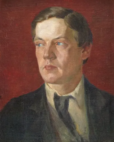 Portrait Of Swedish Painter Gustaf Wolmar