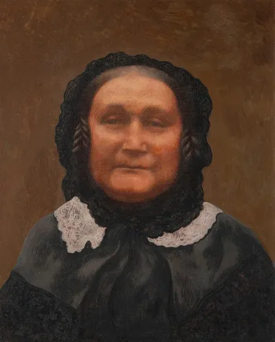 Portrait Of Teodora Pilsudska Nee Butler Grandmother Of Marshal Jozef Pilsudski