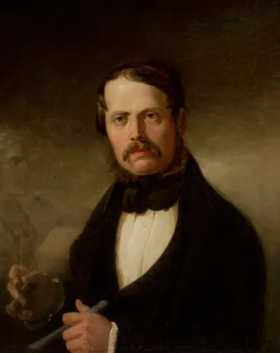 Portrait Of Teofil Lenartowicz Poet And Sculptor