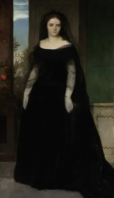 Portrait Of The Actress Fanny Janauschek