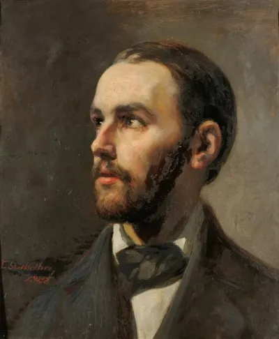 Portrait Of The Archaeologist Johann Jakob Bernoulli