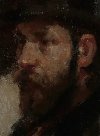 Portrait Of The Art Dealer E J Van Wisselingh