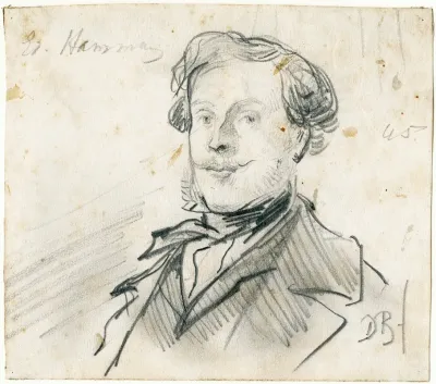 Portrait Of The Artist Edouard Hamman