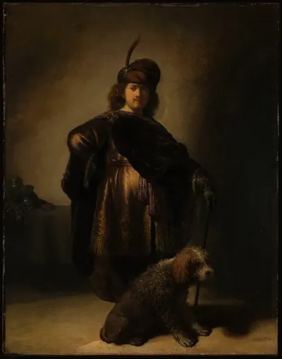 Portrait Of The Artist In Oriental Costume