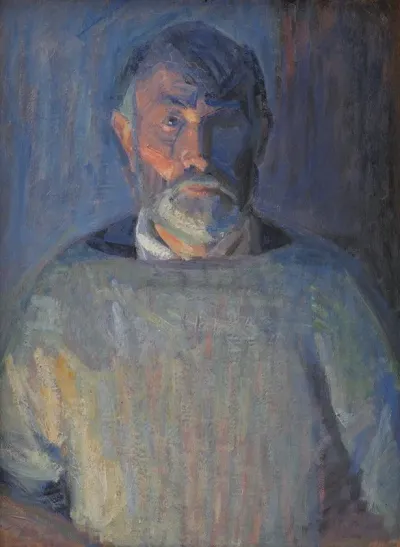 Portrait Of The Artist Lamplight