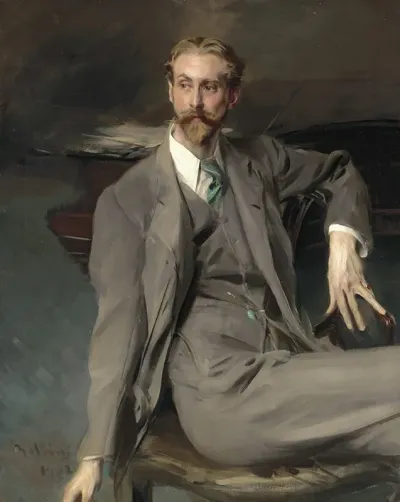 Portrait Of The Artist Lawrence Alexander Peter Harrison