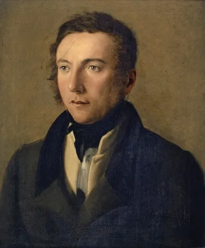 Portrait Of The Artists Brother Achilles Miville Baumann