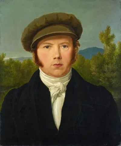 Portrait Of The Artists Brother Heinrich Miville Krug