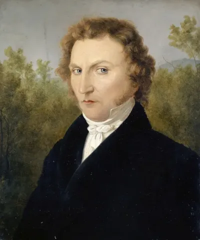 Portrait Of The Artists Brother In Law Dr Johannes Kissel Miville