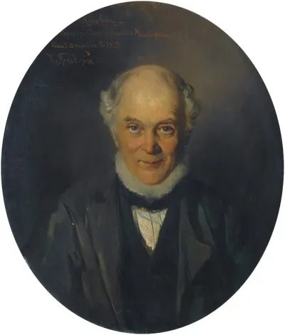 Portrait Of The Artists Father Egor Ivanovich Makovsky