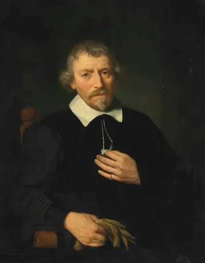 Portrait Of The Artists Father Jan Pietersz Van Den Eeckhout 1584 1652