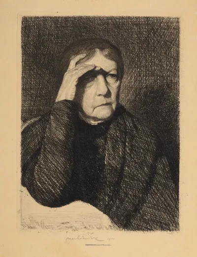 Portrait Of The Artists Mother 15