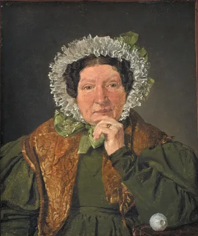 Portrait Of The Artists Mother Cecilia Margrethe Kobke Nee Petersen