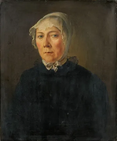 Portrait Of The Artists Mother Maria Magdalena Miville Lotz
