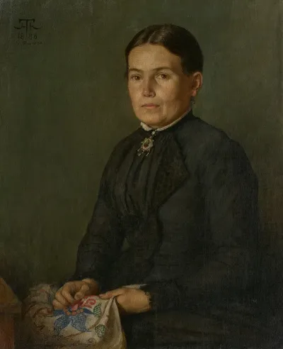 Portrait Of The Artists Sister Agathe