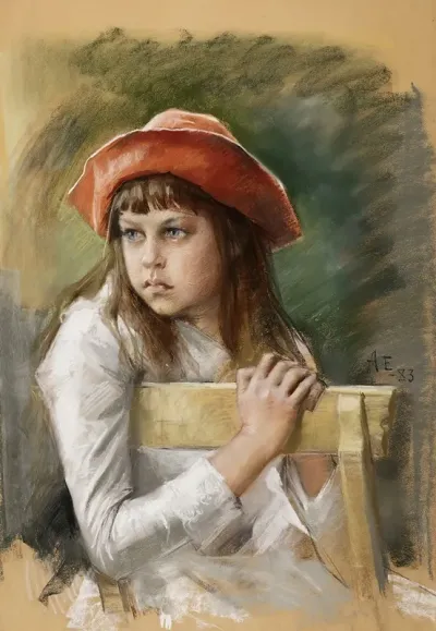 Portrait Of The Artists Sister Berta Edelfelt 3