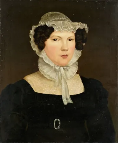 Portrait Of The Artists Sister In Law Rosina Miville Krug