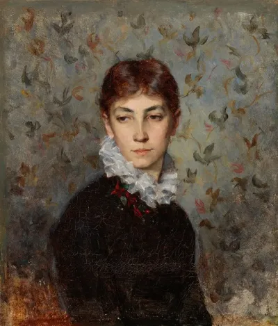 Portrait Of The Artists Sister Miss Hilda Wiik