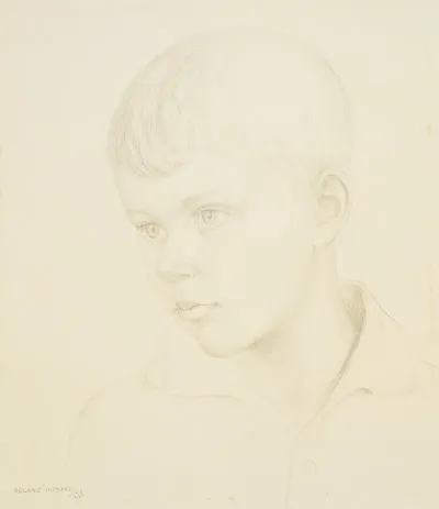 Portrait Of The Artists Son Michael