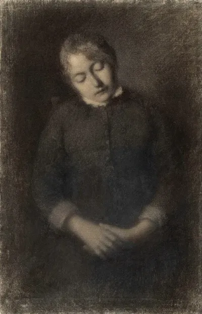 Portrait Of The Artists Wife Asleep Marie Guilloux