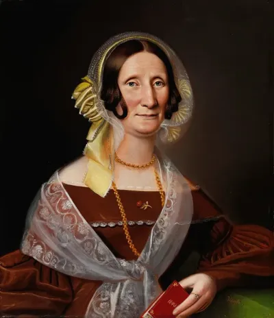 Portrait Of The Authoress Sara Wacklin