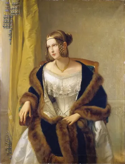 Portrait Of The Baroness Of Bernus