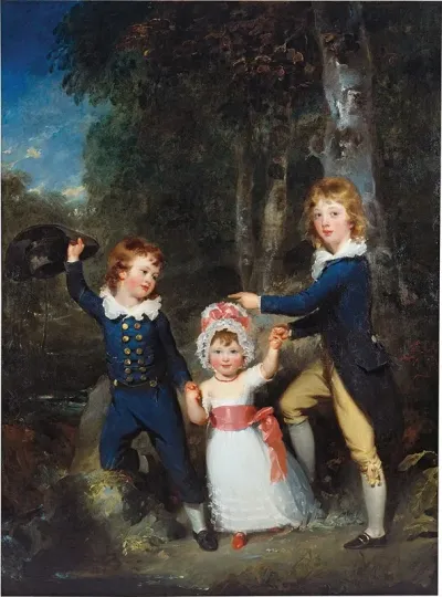 Portrait Of The Children Of Lord George Cavendish