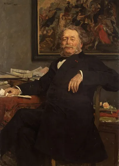Portrait Of The Composer Charles Miry