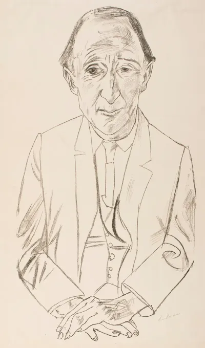 Portrait Of The Composer Frederik Delius