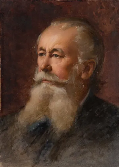 Portrait Of The Concert Singer And Conductor Prof Julius Stockhausen