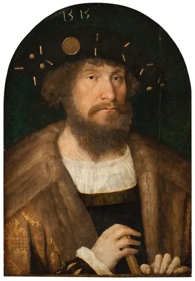Portrait Of The Danish King Christian Ii