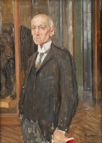 Portrait Of The Director Hans Rebel In The Natural History Museum
