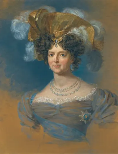 Portrait Of The Dowager Empress Maria Fedorovna