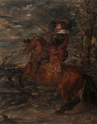 Portrait Of The Duke Of Olivares After Diego Velazquez