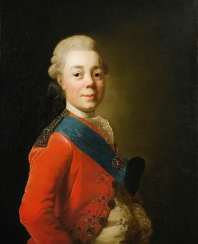 Portrait Of The Emperor Paul I Of Russia