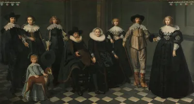 Portrait Of The Family Of Dirck Bas Jacobsz Burgomaster Of Amsterdam