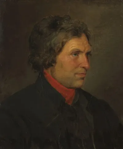 Portrait Of The Farmer Torstein Ringheim From Voss