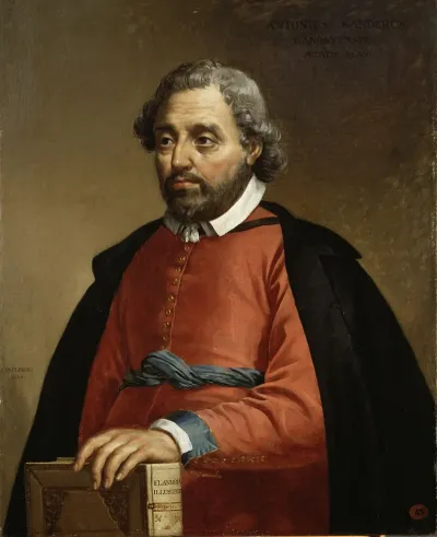 Portrait Of The Historian Antonius Sanderus