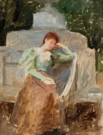 Portrait Of The Hostess In Talashkino
