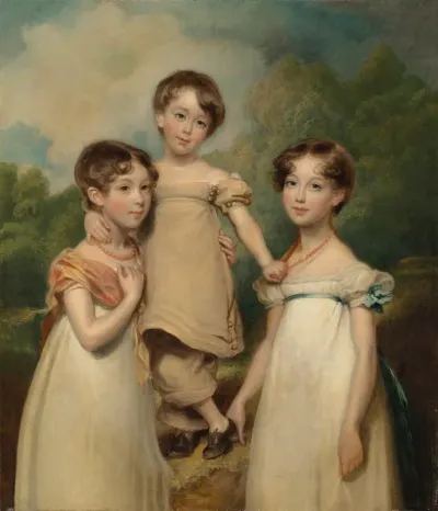 Portrait Of The Hughes Hallett Children