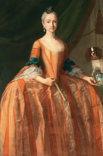 Portrait Of The Infanta Maria Josefa De Borbon 1744 1801