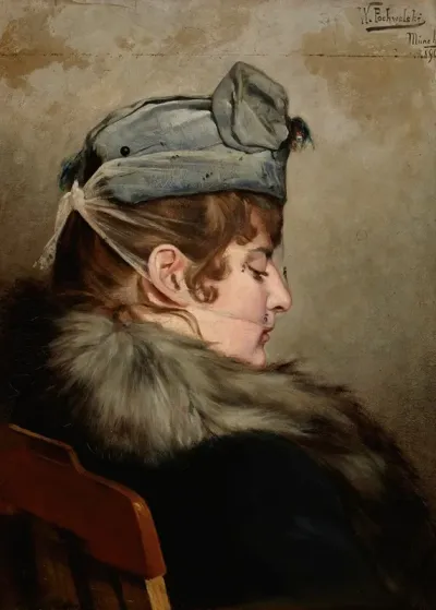 Portrait Of The Lady In A Veil