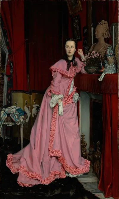 Portrait Of The Marquise De Miramon Nee Therese Feuillant