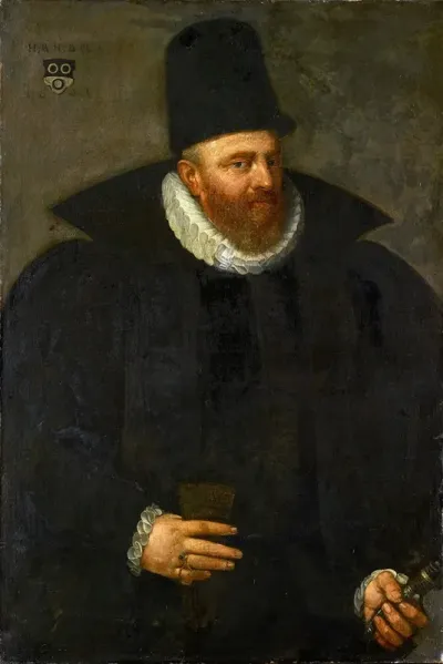 Portrait Of The Mayor Hans Rudolf Huber Of Basel