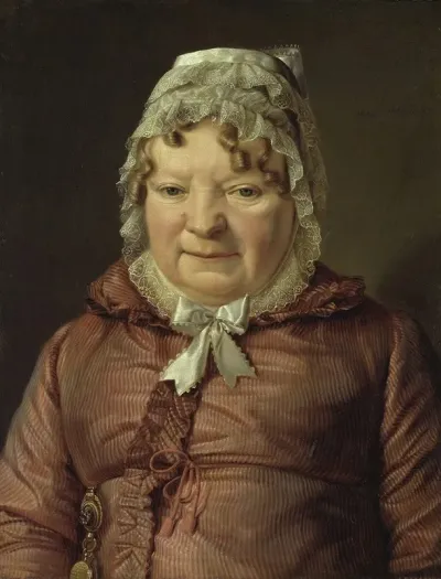 Portrait Of The Mother Of Captain Von Stierle Holzmeister