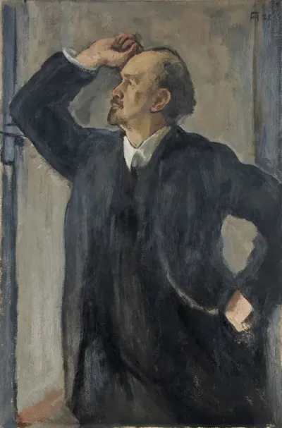 Portrait Of The Musician Hermann Suter
