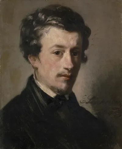 Portrait Of The Painter Daniel Ostermann 1830 1853